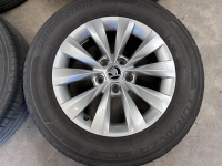 16 inch originele velgen + zomerbanden Skoda Karoq 57A601025A set 1