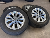 16 inch originele velgen + zomerbanden Skoda Karoq 57A601025A set 1