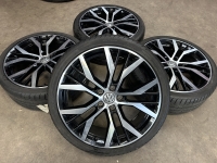 19 inch originele Santiago velgen + zomerbanden Volkswagen Golf 5G0601025AN
