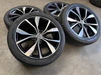18 inch originele Misano velgen + zomerbanden VW t-cross | Taigo zwart | zilver 2G7601025F