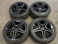 18 inch originele AMG velgen + zomerbanden Mercedes C klasse W205 A2054019500 A2054019600 (Z)