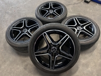 18 inch originele AMG velgen + zomerbanden Mercedes C klasse W205 A2054019500 A2054019600 (Z)