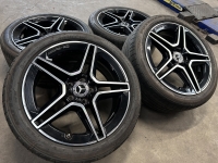 18 inch originele AMG velgen + zomerbanden Mercedes C klasse W205 A2054019500 A2054019600 (Z)