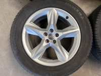 19 inch originele velgen + winterbanen Audi Q7 4M0601025AC zilver