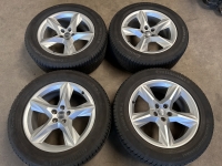 19 inch originele velgen + winterbanen Audi Q7 4M0601025AC zilver