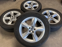 19 inch originele velgen + winterbanen Audi Q7 4M0601025AC zilver