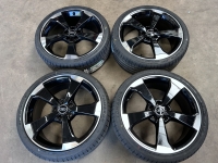 19 inch originele rotor velgen + Tomason zomerbanden Audi A3 S3 RS3 8V0601025ES 