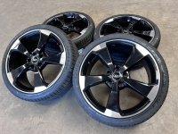 19 inch originele rotor velgen + Tomason zomerbanden Audi A3 S3 RS3 8V0601025ES 
