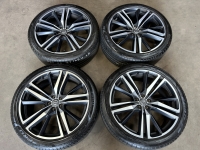 21 inch originele sport velgen + zomerbanden 5-Triple Spoke Matt Black XC60 31423854