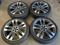 21 inch originele Audi sport velgen + zomerbanden Q5 SQ5 80A601025AC set 2
