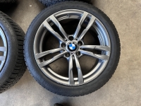 18 inch originele velgen + winterbanden BMW 3 4 serie style 441 M 7852491 7852492