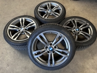 18 inch originele velgen + winterbanden BMW 3 4 serie style 441 M 7852491 7852492