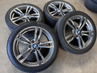 18 inch originele velgen + winterbanden BMW 3 4 serie style 441 M 7852491 7852492