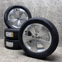 17  inch originele velgen + winterbanden  Skoda Superb 3V060102A