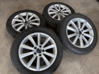 17 inch originele Merano velgen + winterbanden Volkswagen Passat 3G0071497C set B