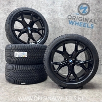 21 inch originele velgen + winterbanden BMW X5 X6 style 741 M 8071998&nbsp;8071999&nbsp;