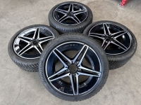 18 inch originele AMG velgen + winterbanden Mercedes C klasse W206 A2064011700 A2064011800 (2)