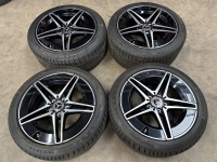 18 inch originele AMG velgen + winterbanden Mercedes C klasse W206 A2064011700 A2064011800 (4)