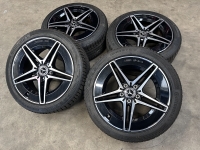 18 inch originele AMG velgen + winterbanden Mercedes C klasse W206 A2064011700 A2064011800 (4)