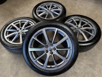 20 inch originele sport velgen + zomerbanden Audi Q5  SQ5 80A601025AP set 5