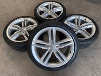 19 inch originele velgen + winterbanden Audi A5 S5 8W 8T0601025H