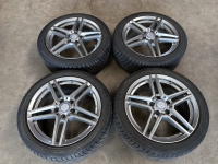 17 inch originele velgen + winterbanden Mercedes A B C klasse CLA