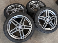 17 inch originele velgen + winterbanden Mercedes A B C klasse CLA