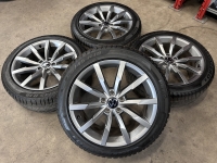 18 inch originele Montrey velgen + winterbanden Volkswagen Passat 3G0601025Q set 2