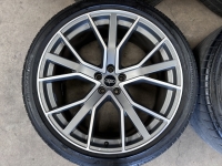 22 inch originele Gunner velgen + zomerbanden Audi Q7 SQ7 4M0601025CP