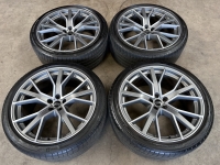 22 inch originele Gunner velgen + zomerbanden Audi Q7 SQ7 4M0601025CP