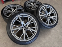 22 inch originele Gunner velgen + zomerbanden Audi Q7 SQ7 4M0601025CP