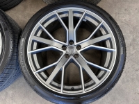 22 inch originele Gunner velgen + zomerbanden Audi Q7 SQ7 4M0601025CP