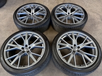 22 inch originele Gunner velgen + zomerbanden Audi Q7 SQ7 4M0601025CP