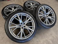 22 inch originele Gunner velgen + zomerbanden Audi Q7 SQ7 4M0601025CP