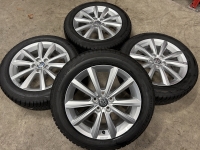16 inch originele Merano velgen + winterbanden Volkswagen Polo 2G0601025AF set 2