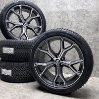 21 inch originele velgen + winterbanden BMW X5 X6 style 741 M 8071998&nbsp;8071999