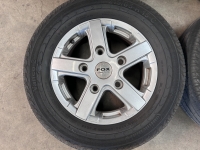 15 inch FOX velgen + zomerbanden Ford Transit Custom