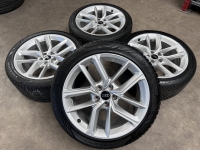 18 inch originele velgen + all season banden Audi A5 S5 S line 8W0601025FL set 2