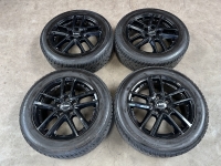 16 inch Rial velgen + winterbanden VW Golf - Caddy / Audi A3 zwart
