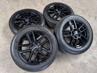 16 inch Rial velgen + winterbanden VW Golf - Caddy / Audi A3 zwart