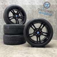 18 inch originele velgen + winterbanden BMW 3 4 serie style 400 M zwart 7845881