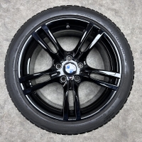 18 inch originele velgen + winterbanden BMW 3 4 serie style 400 M zwart 7845881