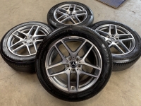 19 inch originele AMG velgen + winterbanden Mercedes GLC A2534011800 set 3