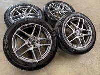 19 inch originele AMG velgen + winterbanden Mercedes GLC A2534011800 set 3