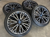 22 inch originele velgen + zomerbanden BMW X5 X6 745I 6883763 6883764