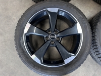 20 inch originele rotor velgen + winterbanden Audi Q5 80A601025AQ set 2