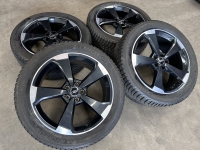 20 inch originele rotor velgen + winterbanden Audi Q5 80A601025AQ set 2