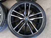22 inch originele velgen + zomerbanden BMW X5 X6 G05 G06 742 M 8090013 8090014