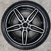 19 inch originele AMG velgen + winterbanden Mercedes E klasse E43 E53 AMG A2134012000 A2134012100