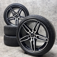 19 inch originele AMG velgen + winterbanden Mercedes E klasse E43 E53 AMG A2134012000 A2134012100